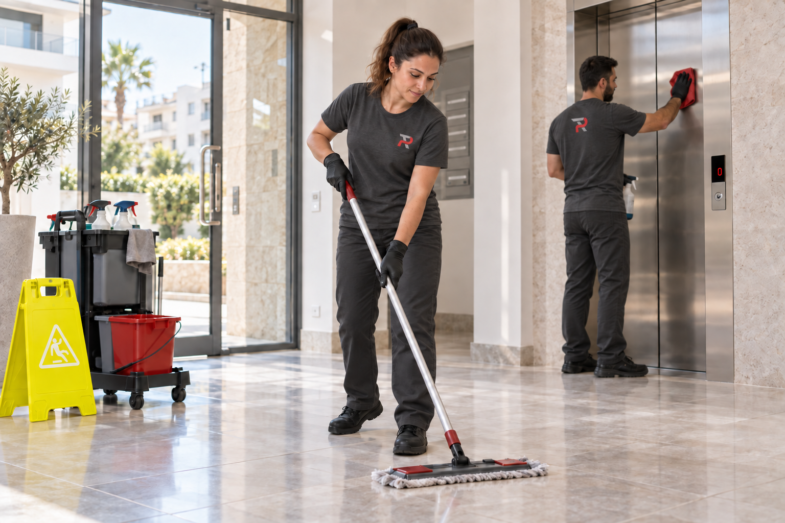 Καθαριότητα κοινόχρηστων χώρων - RT Building Management Services